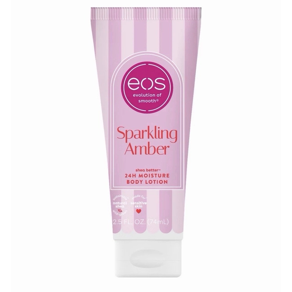 eos Sparkling Amber 24H Moisture Body Lotion Travel Size 2.5 fl oz